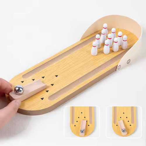MINI WOODEN BOWLING GAME - Image 4